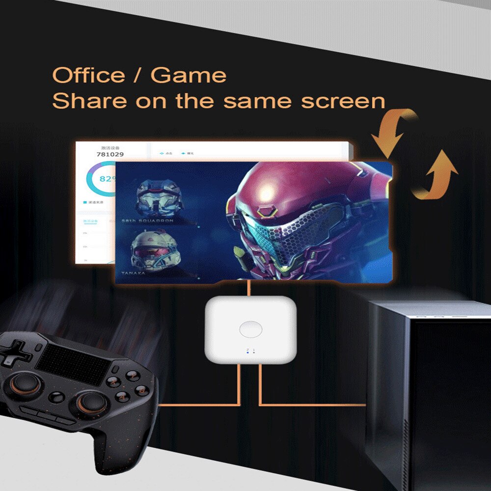 HDMI-compatible 4K HD 1.4 Bi-Directional Switch 4K@30Hz 2K@60Hz 1in 2out 2 in 1out High Speed Splitter Converter for Xbox PS4