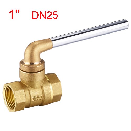 God  dn15 to dn25 of messingmateriale vannrør kuleventil: Dn25