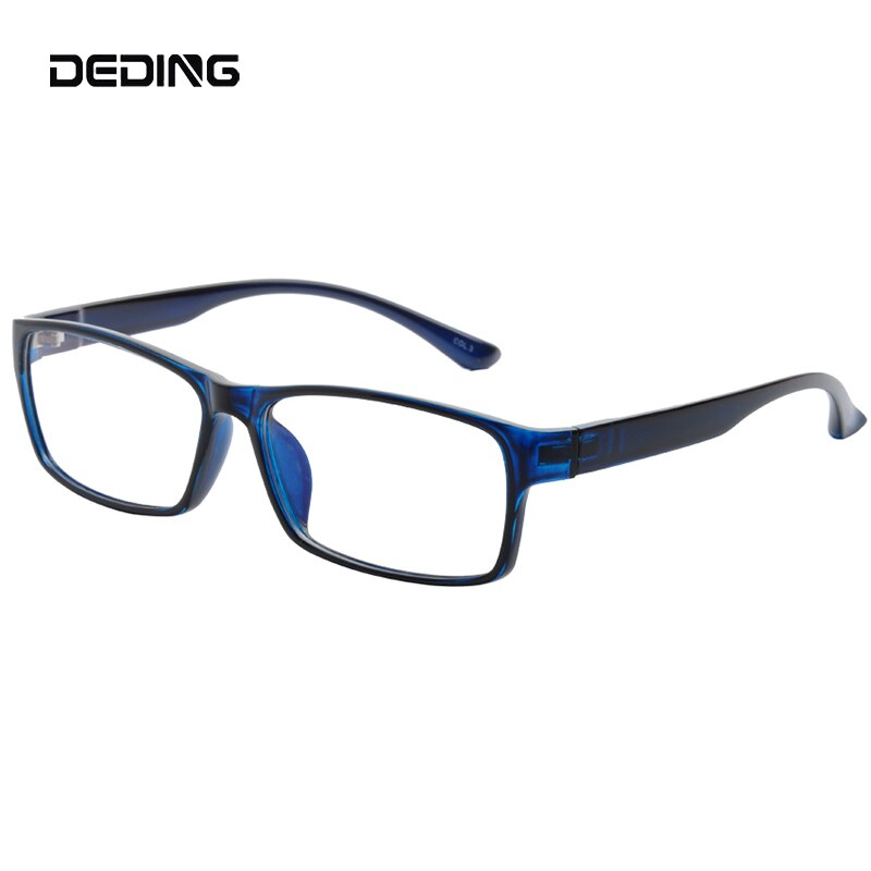 Men Super Large Glasses Frame Wide Oversized Full Frame Rectangular Clear Lens Glasses Frame 60-15-145mm For Big Head Eyeglasses: Blue