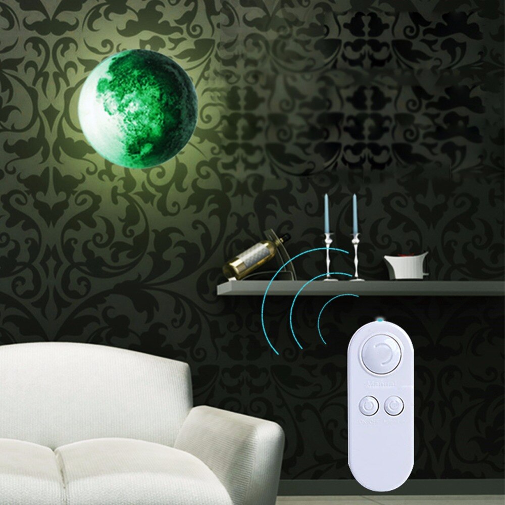 Novelty Cosmos Projection Lamp Moon In My Room Decor Lunar Projection Night Light with Remote Control Astronomer Night Lights