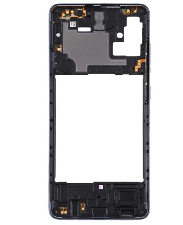Original Middle Frame Housing Bezel For Samsung Galaxy A51 A515F Middle Plate Rear Housing+side buttons Replacement