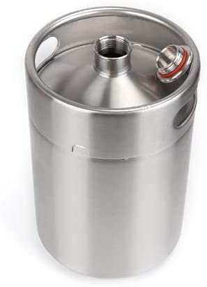 Barril de cerveza de 2L/3, 6l/5L, Mini barril de cerveza de acero inoxidable con estilo de barril de cerveza, doble asa para el hogar, Camping y Picnic