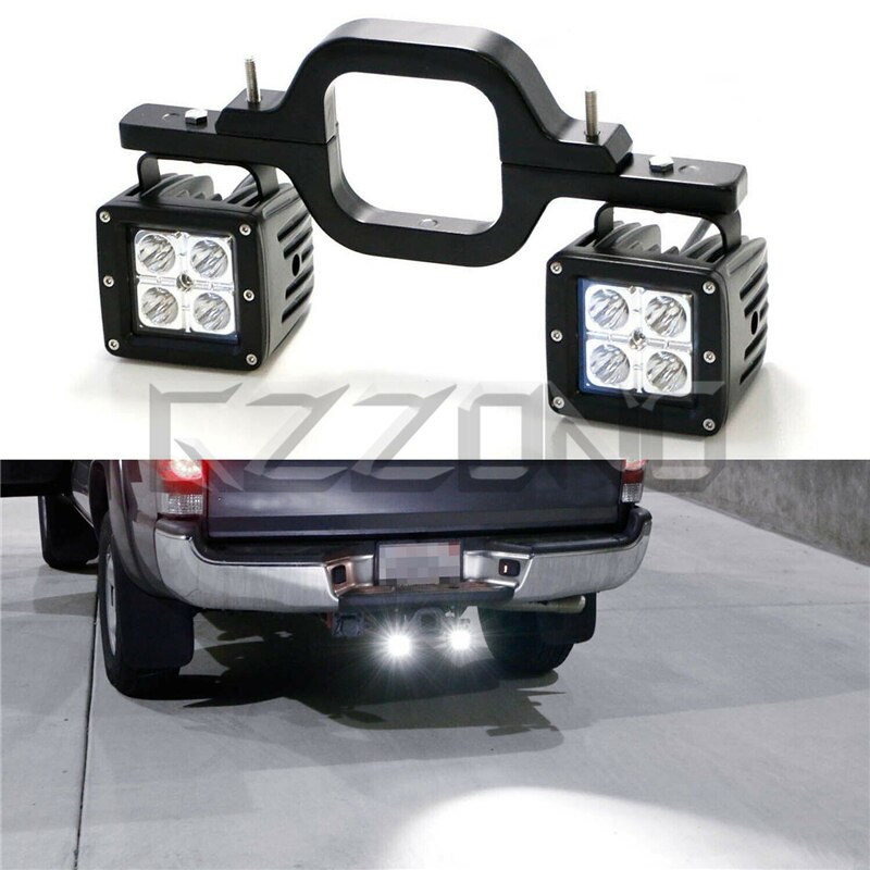 Universal Tow Hitch Mount Bracket For LED Backup Reverse Light Universal Mounting Brackets FJ 4x4 Mount For Offroad SUV Truck