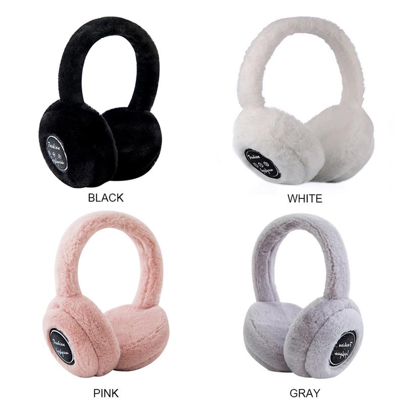 sans fil Bluetooth casque pour femmes fille moelleux casque antibruit pour femmes hiver écouteurs