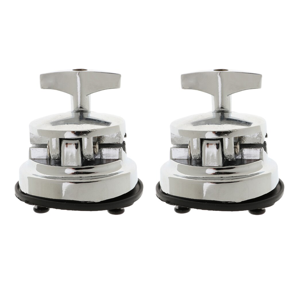 2x Zinc Alloy Drum Holder Base Plate Drum Rack Clamp Drum Tom Mount Bracket