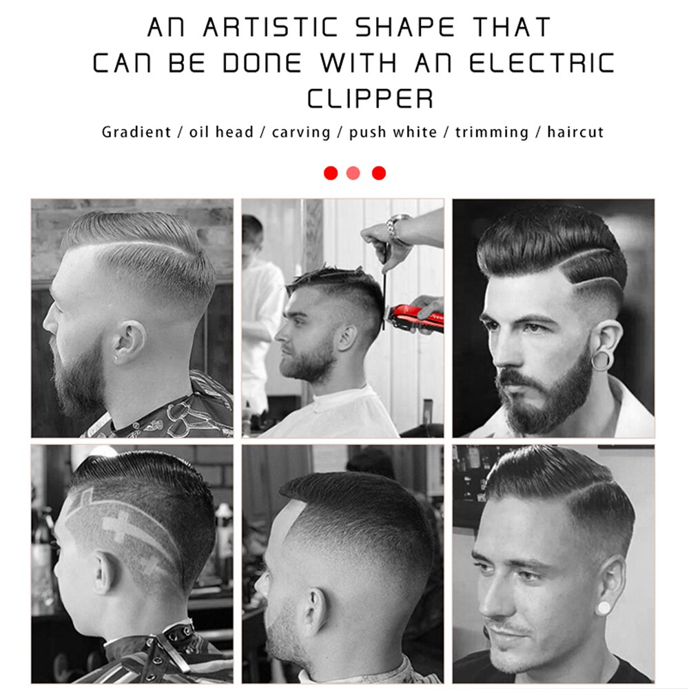 Usb oppladbar outliner hårtrimmer trådløs skallet t-blad hårklipper for menn null gappet detalj barbermaskin barber