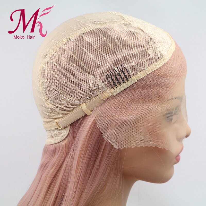 Moko Blonde Wigs Synthetic Lace Front Wig Braided Box Braids Wig With Baby Hair Color 613 Braided Wigs For Black Women