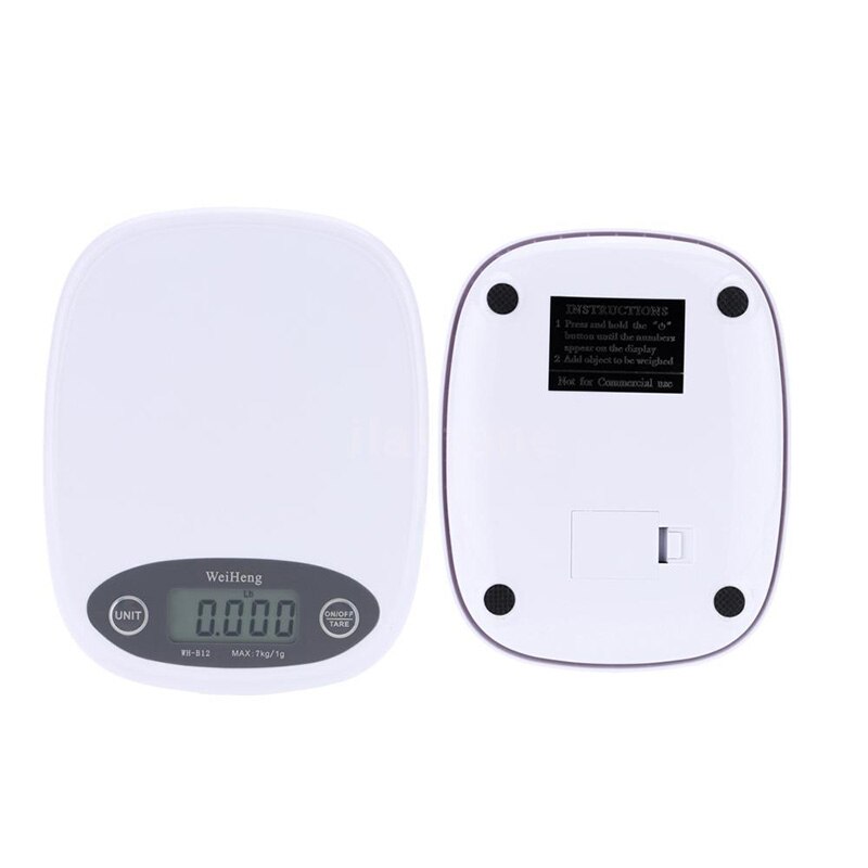 7kg/3kg 0.1/1g Kitchen Scale High Precision Mini LCD Digital Display Scale Gram Weighing Jewelry Food Measure Scale With Bowl