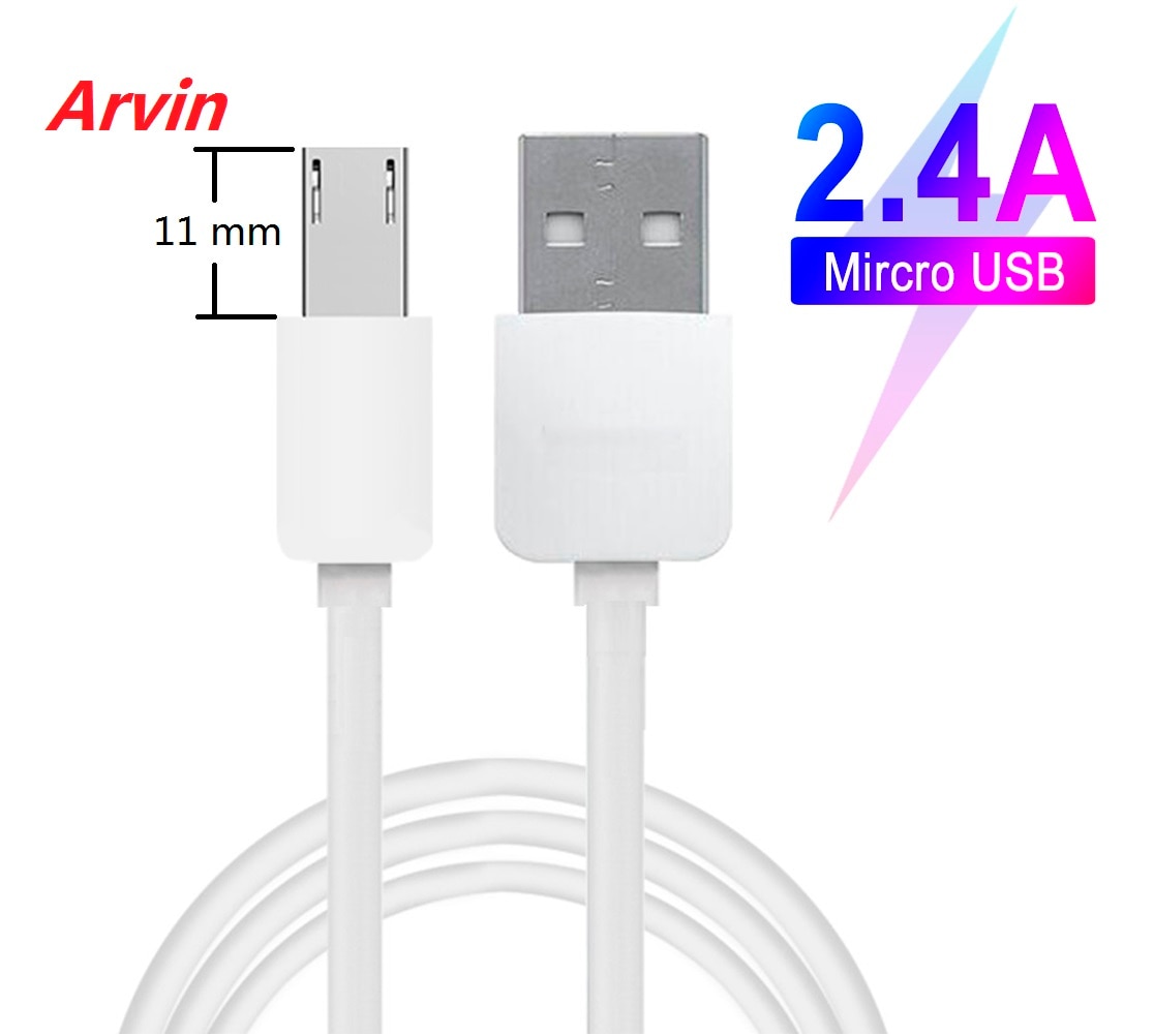 11MM długości mikro USB kabel mikro USB ładowania drutu przewód telefon ładowarka kabel robić Blackview A7 A20 BV6000 Doogee s80 S70 X20 X55