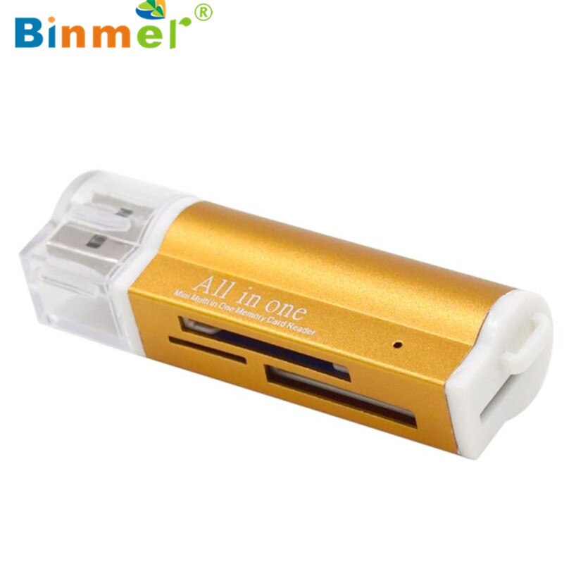 Multi Memory Card Reader for Micro SD SDHC TF M2 MMC MS PRO DUO All in 1 USB 2.0 Sep 7: C