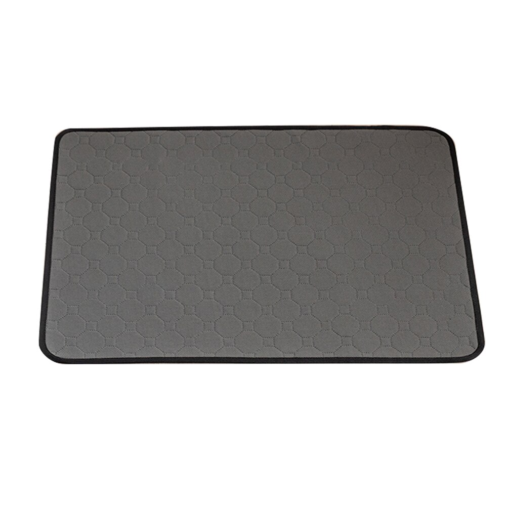 S/M/L/XL/XXL imperméable chien pipi Pad respirant animal de compagnie coussin de couchage absorbant réutilisable chien de compagnie été tapis de refroidissement: gray / 35x50cm