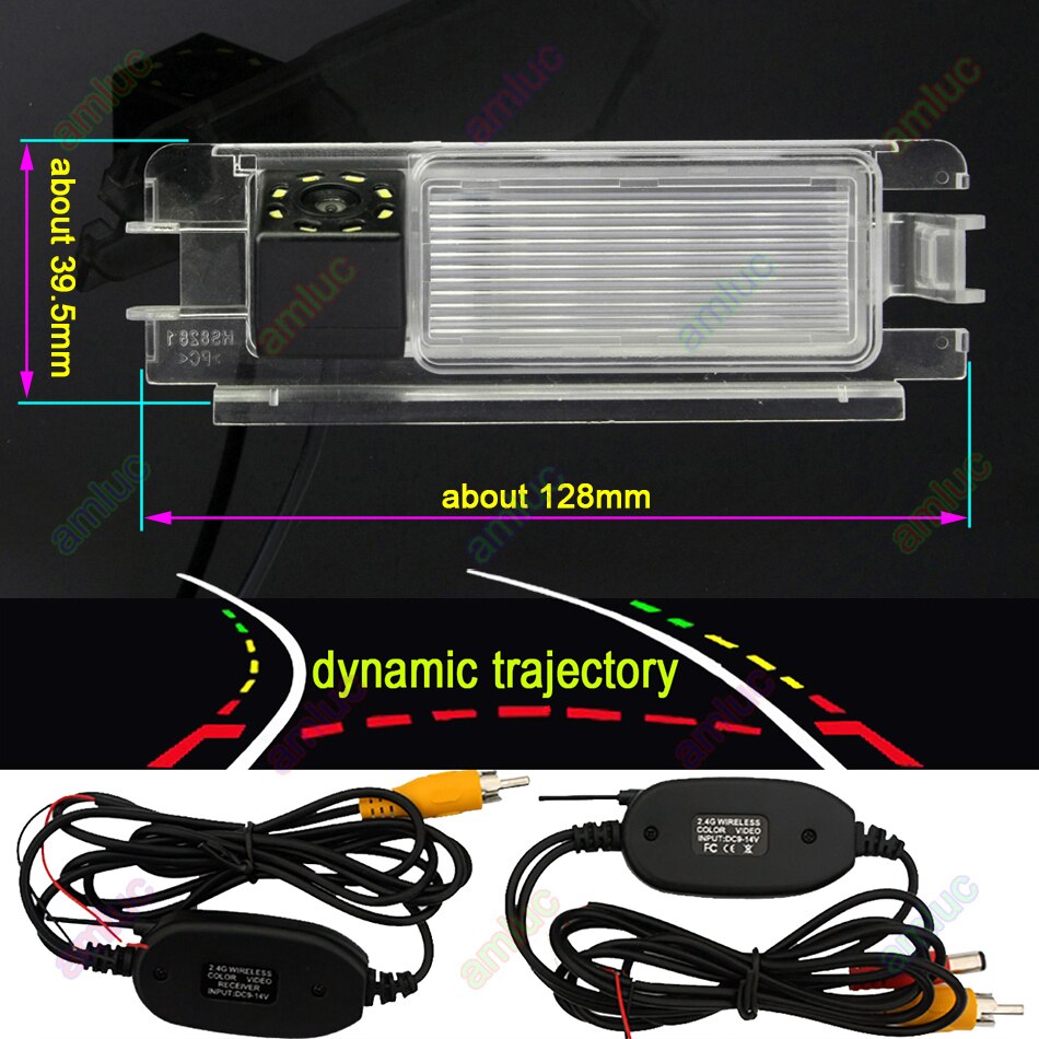 Intelligente Dynamische Traject Tracks Hd Auto Achteruitrijcamera Achteruit Inparkeren Camera Voor Renault Pulse Clio 2 Logan Sandero Stepway