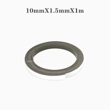 1M DIY stärker flexibler Magnetstreifen, selbstklebendes Magnetband, Gummi-Magnetband, weiches Streifenband, stärker Rückenkleber, 39,37 Zoll: 5m / Braun
