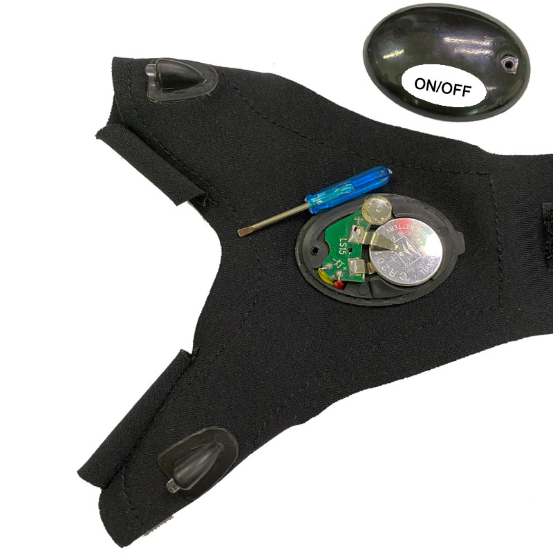 Night maintenance lighting tool 2 - finger LED gloves