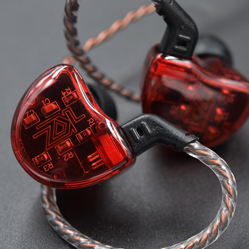 Kz ZS10 Hoofdtelefoon 10 Driver In Oortelefoon 4BA + 1DD Dynamische Armature Oordopjes Hifi Bass Headset Noise Cancelling Zsn Cca c10