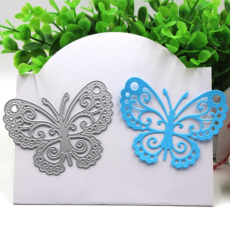 Mooie Mooie Vlinder Stalen Metalen Stansen Sterft Scrapbooking Embossing Sterft Snijd Stencils Diy Decoratieve Kaarten Craft