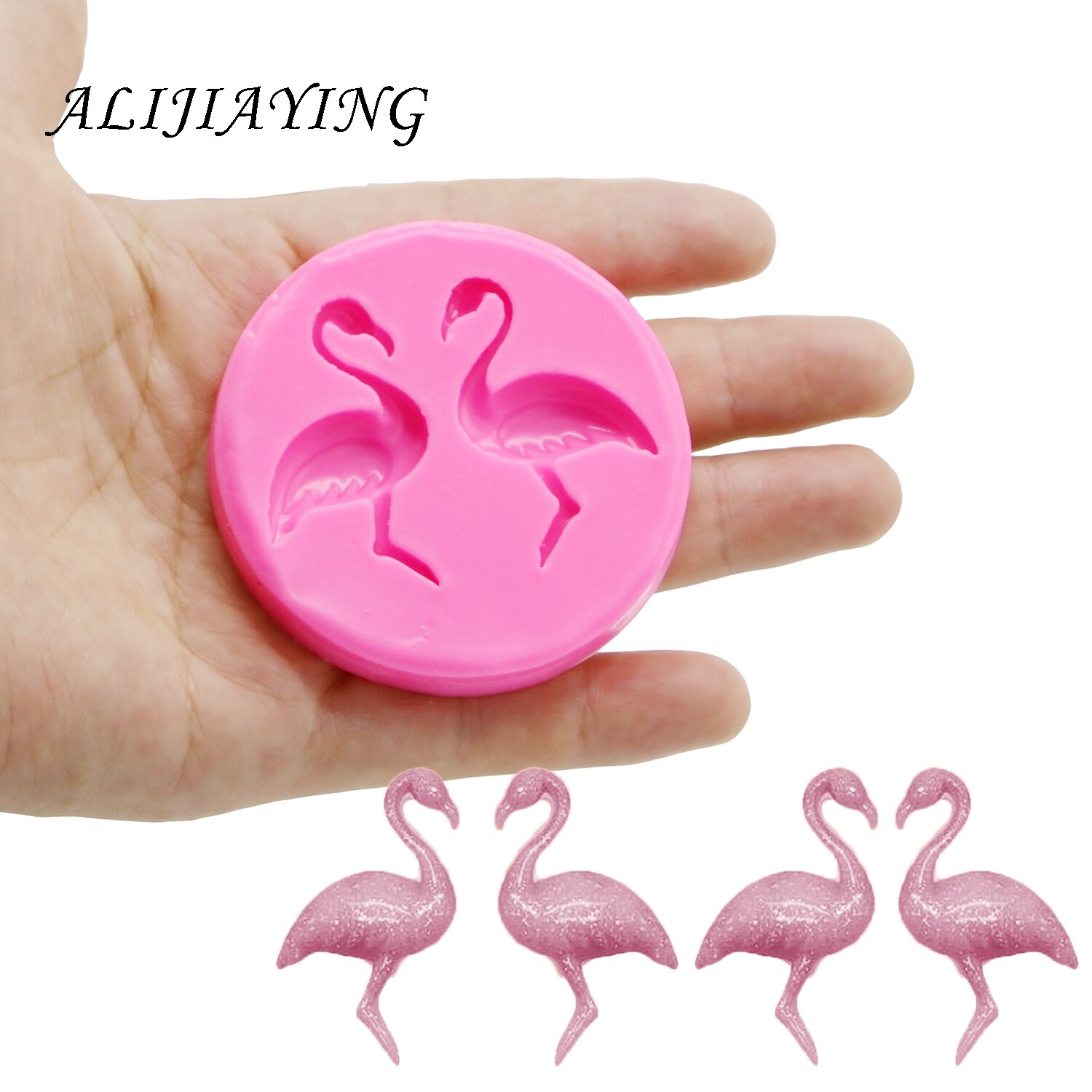 DIY Flamingo Fondant Sugarcraft Silicone Mold Cake... – Grandado