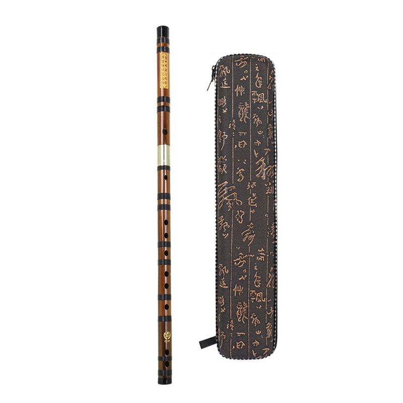 Flauta de bambu profissional sopro flautas instrumentos musicais c d e f g chave h053: C Key