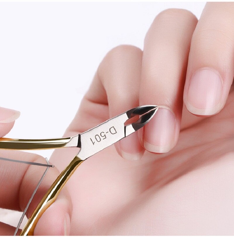 Nail Clips Prikkeldraad Nagelknipper Dode Huid Gesneden Goud Zilver Rvs Cuticle Nipper Manicure Nail Trimmer Nail Art Tool