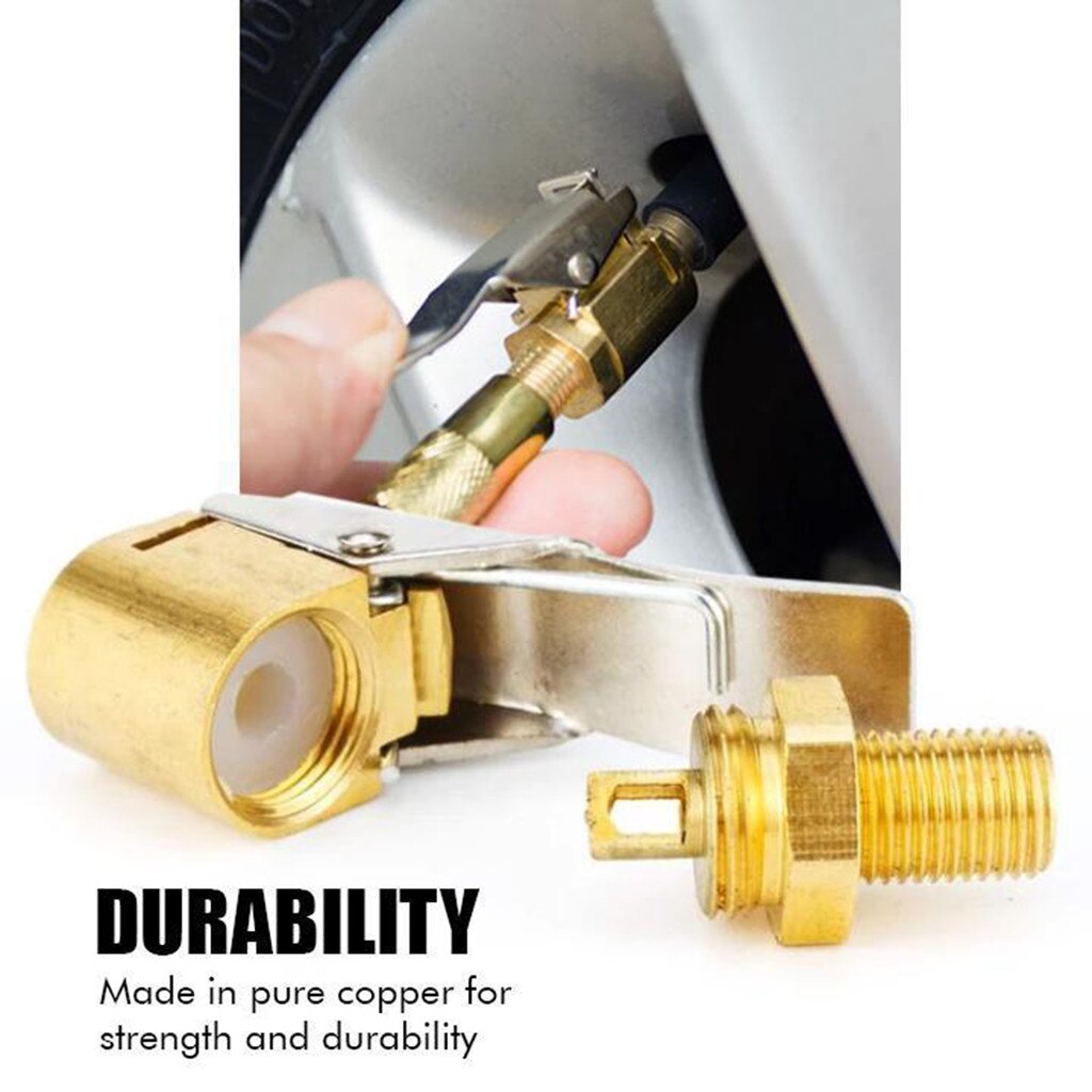 2pc Auto Inflator Pomp Draad Nozzle Quick Adapter ... – Grandado