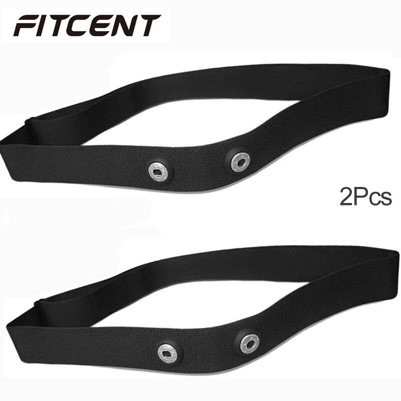 FITCENT 2Pcs Heart Rate Monitor Replacement Strap Bands Compatible with Wahoo Tickr Polar H7 Garmin HRM Coospo XOSS ThinkRider: Default Title