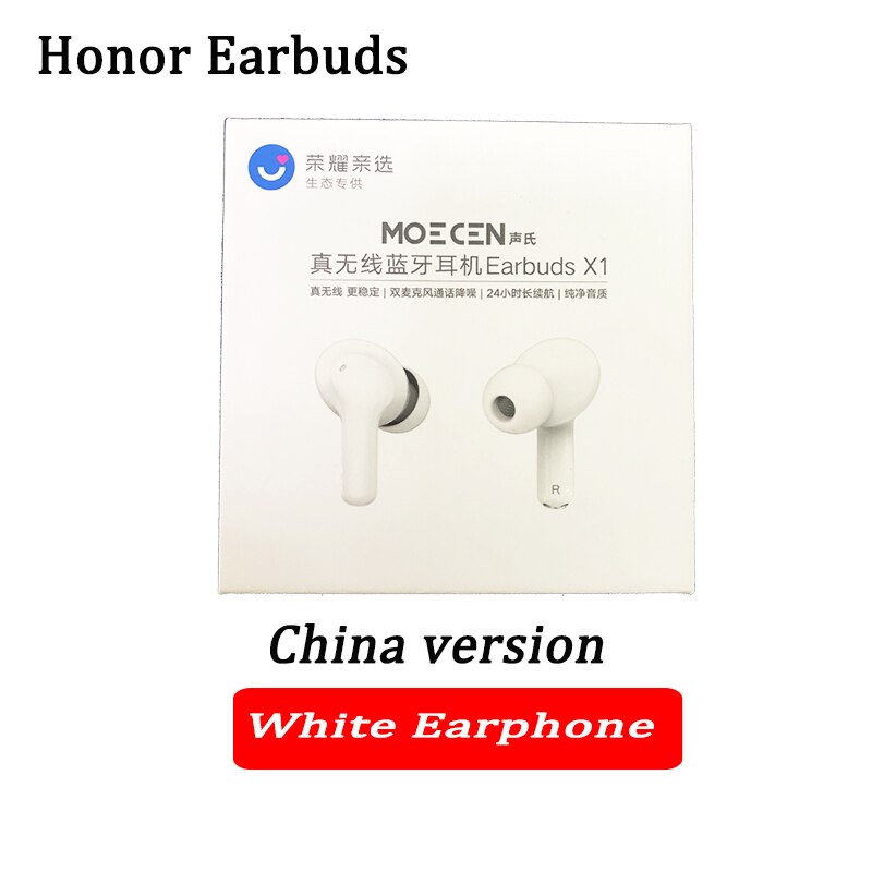 Globale Versione Honor Scelta Vero Auricolari Senza Fili TWS Senza Fili di Bluetooth del Trasduttore Auricolare Dual-Riduzione Del Rumore Del microfono Bluetooth 5.0: white china