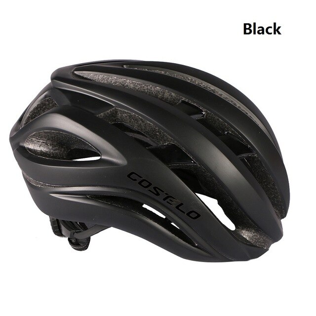 Casco para Ciclismo aéreo, Casco aerodinámico de carreras o de carretera para hombre, Casco aerodinámico para Ciclismo,: black