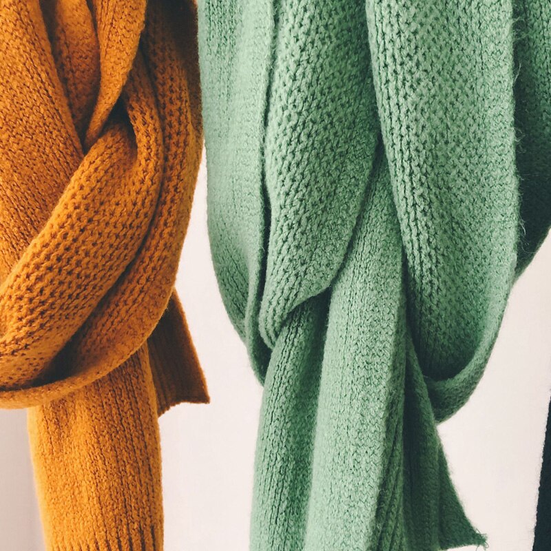 automne nouveauté garçons et filles bonbons couleur écharpe coréenne bébé garçon écharpes