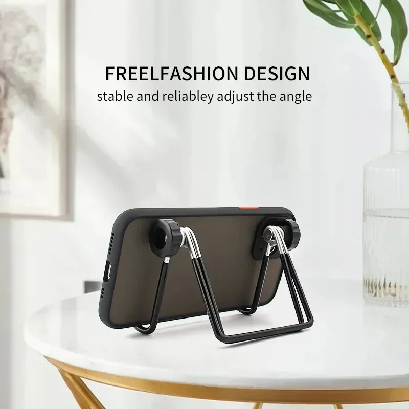 Foldable Adjustable Phone Tablet Stand Desktop Holder Mount Adjustable Desk Support Flexible Phone Stand