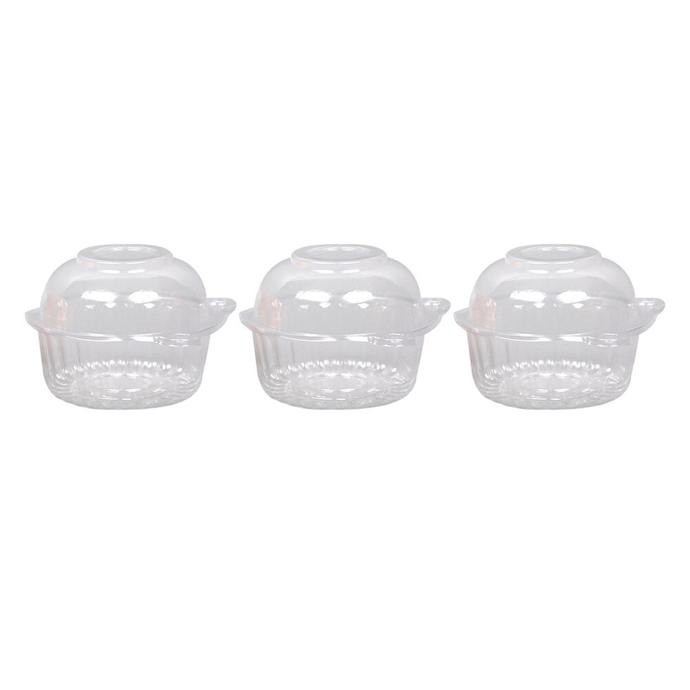50 Pcs Cake Boxes Transparent Plastic Case Holder Cake Boxes for Pastries Cupcake