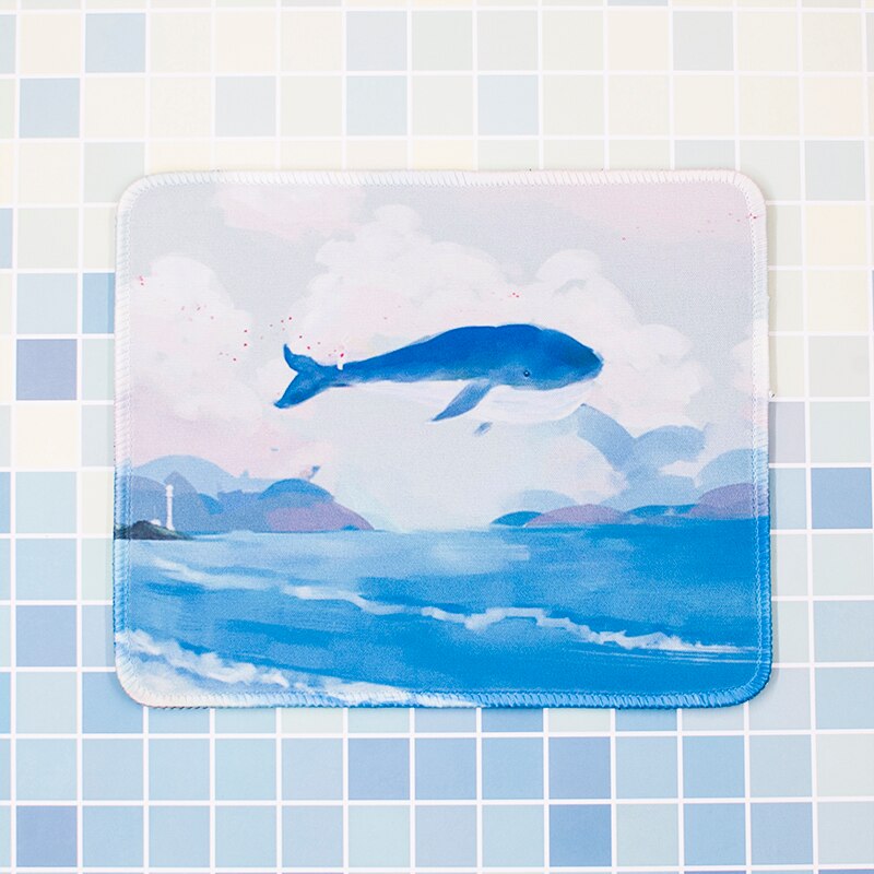 Kawaii podkładka pod mysz śliczne podkładka pod mysz Kawaii podkładka na biurko do gier biurko maty Gamer okrągły kwadrat Deskpad dla Office Home komputer stancjonarny