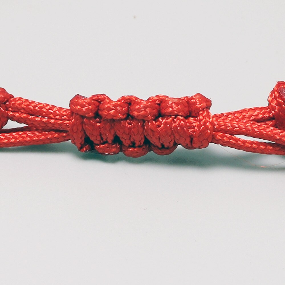 Tibetan Buddhist Red String Bracelet For Men And Men Adjustable Lucky Knot Bracelet Handmade Stretch Rope Bracelet