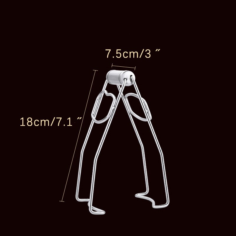 Pince à Plat Chauffante Pliable En Acier Inoxydable 304 - Anti-brûlure Et Antidérapante Pour Cuisine