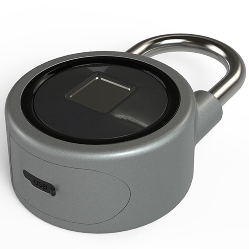 Door Unlocking Monitor Box Smart Bluetooth Safety Fingerprint Keyless Padlock Cabinets Lock