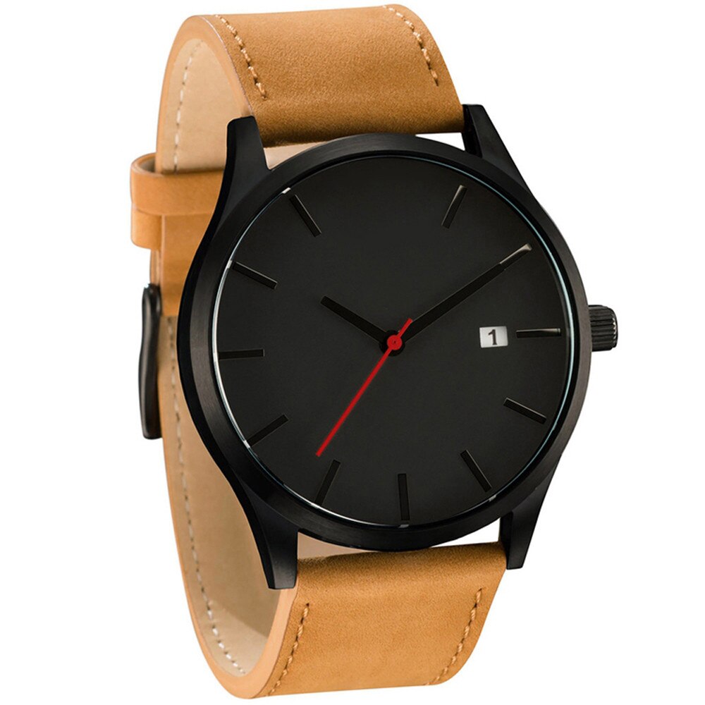 Heren Horloge Sport Minimalistische Horloges Voor Mannen Horloges Lederen Klok Erkek Kol Saati Relogio Masculino Reloj Hombre: 3