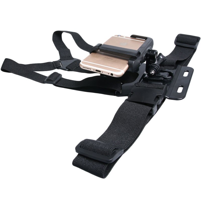 Chest Strap Mount with Phone Clip Bracket Universal for iPhone X/8/7 Plus/6 6 6Plus Huawei Samsung Outdoor Sports Phone Shooting
