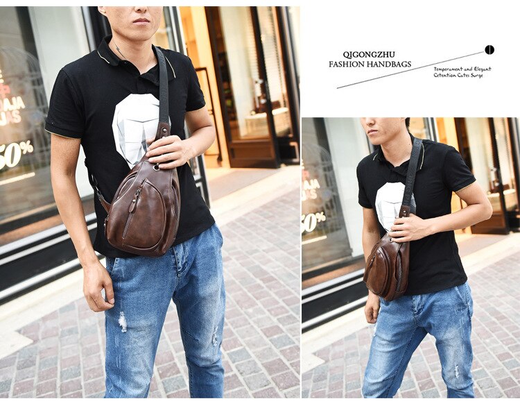 X-online 041717 heren crossbody tas heren messenger bag