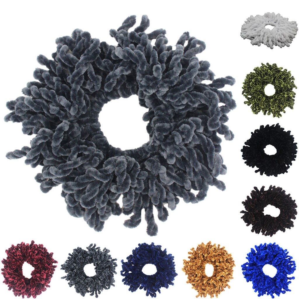 Muslimsk hodeplagg enkel hijab volumizing scrunchie stort hår bunnbunn hijab fleksibelt gummibånd