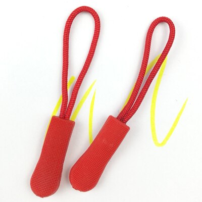 10 Stks/zak PVC Rits Trekkoord Rits Pull Puller End Fit Touw Tag Fixer Zip Koord Mix Kleur voor Kledingstuk tassen: Style 3