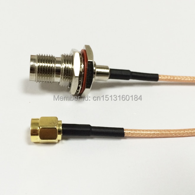 Modem Coaxial Cable RP-SMA Male Plug To RP-TNC Female Jack Connector RG316 Cable 15CM 6" Adapter RF Pigtail
