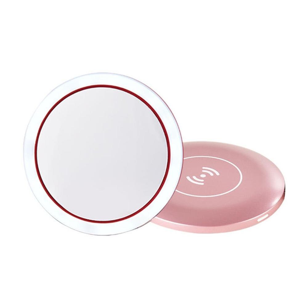 Wireless Charging Makeup Mirror Led Smart Makeup Mirror Portable Makeup Mirror 360 Degree Ring Fill Light Makeup Mirror