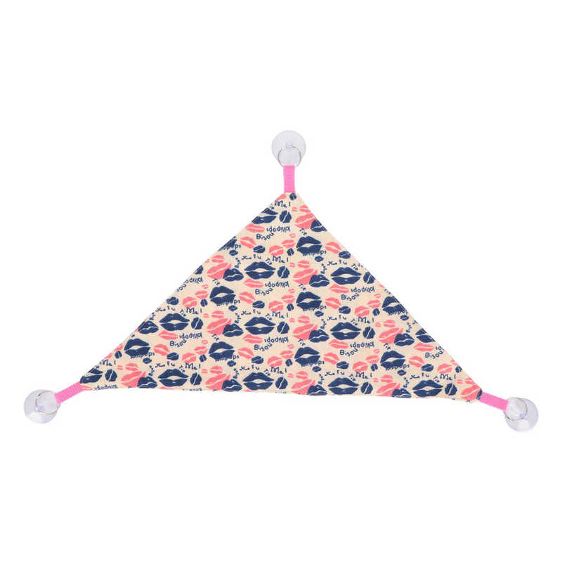 Reptile Hammock Triangular Breathable Soft Hanging Lizard Hammock for Large Small Bearded Dragons Geckos Lizards: Lip size M