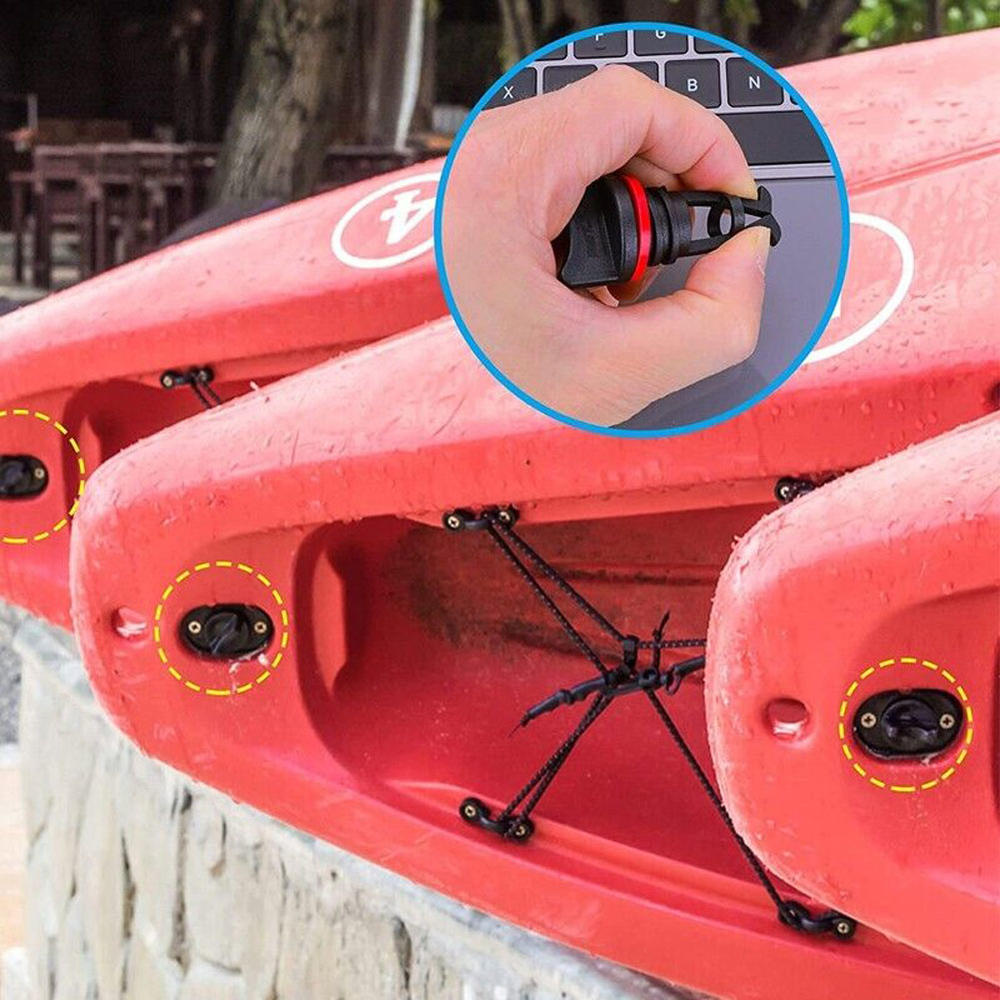 Nylon Boat Drain Plug Replacement for Marine Yacht Raft with 19mm Coarse Thread Standard Size Drain Bung Kayak Canoe Accessories