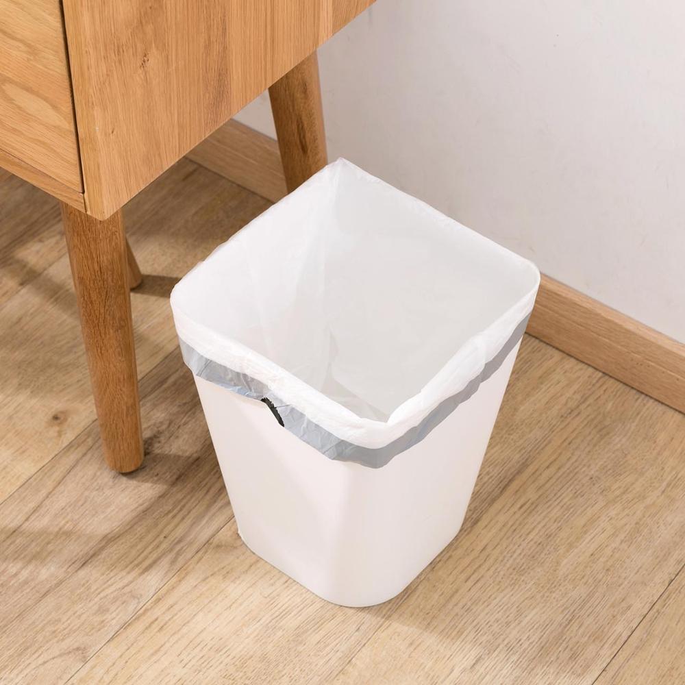 100/60PCS Disposable Garbage Bags Drawstring Kitchen Trash Bag Portable Disposable Household Plastic Bag