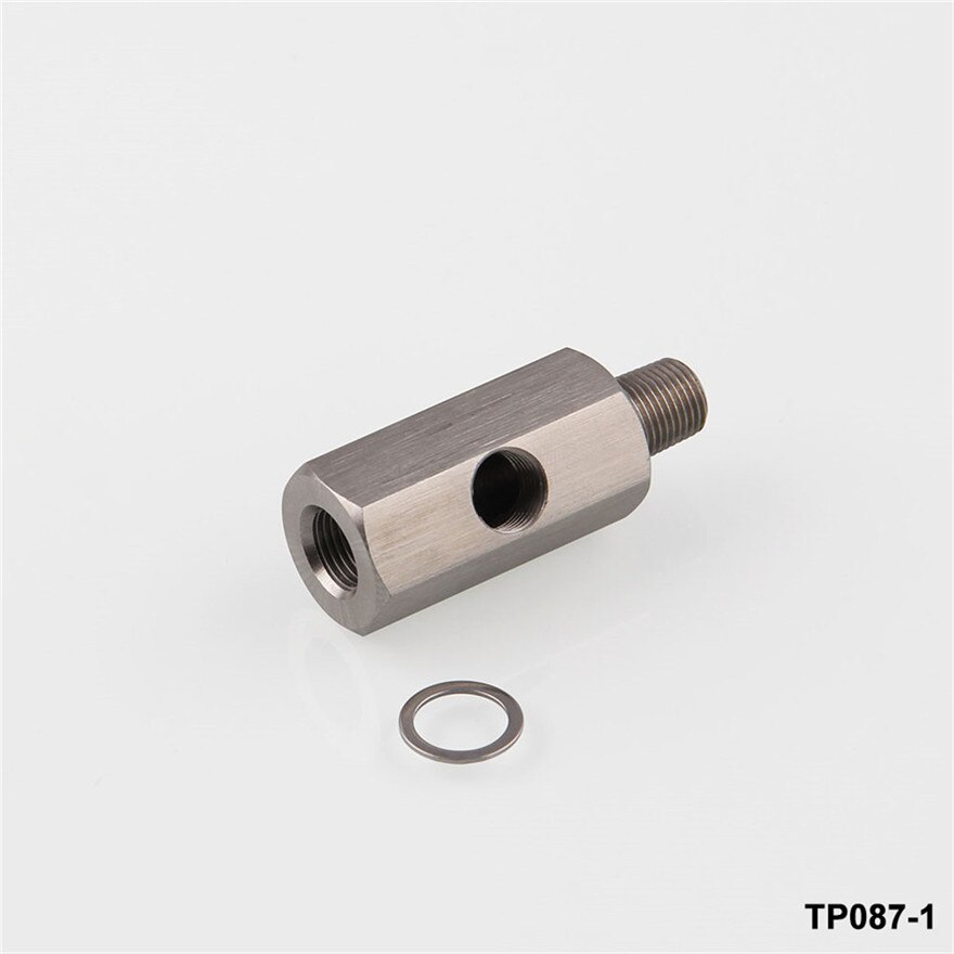 Car sensor connector 1/8 Inch NPT stainless steel turbocharger connector Accessories Practical Durable l0509