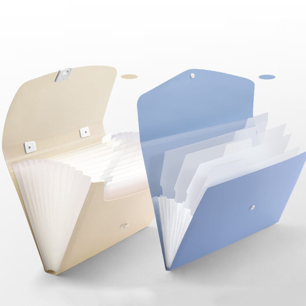 13 Grids Bestandsmap Handheld Orgel Doos Tas Waterdichte Organizer Opslag Houder Office Document A4 Papier Map Voor Zakelijke Man