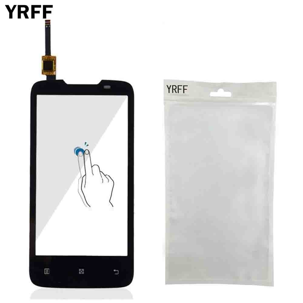 Mobile Touch Screen Front Glass For Lenovo A820 Touch Digitizer Sensor Outer Glass Front Lens Parts Tools Free Protector Film