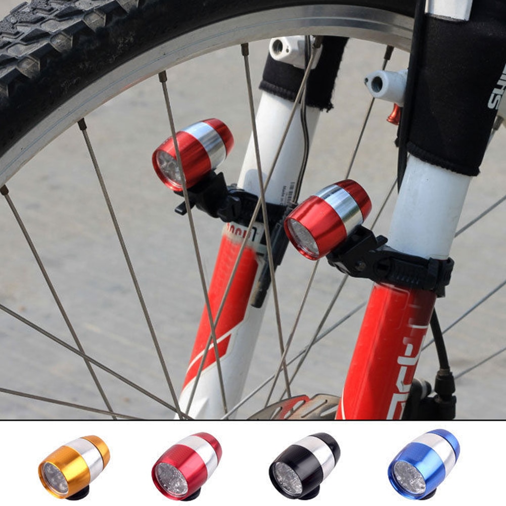 Cykel strålkastare cykel fram ljus ficklampa cykel huvud ljus framgaffel styr lykta cykling säkerhetsvarningslampa