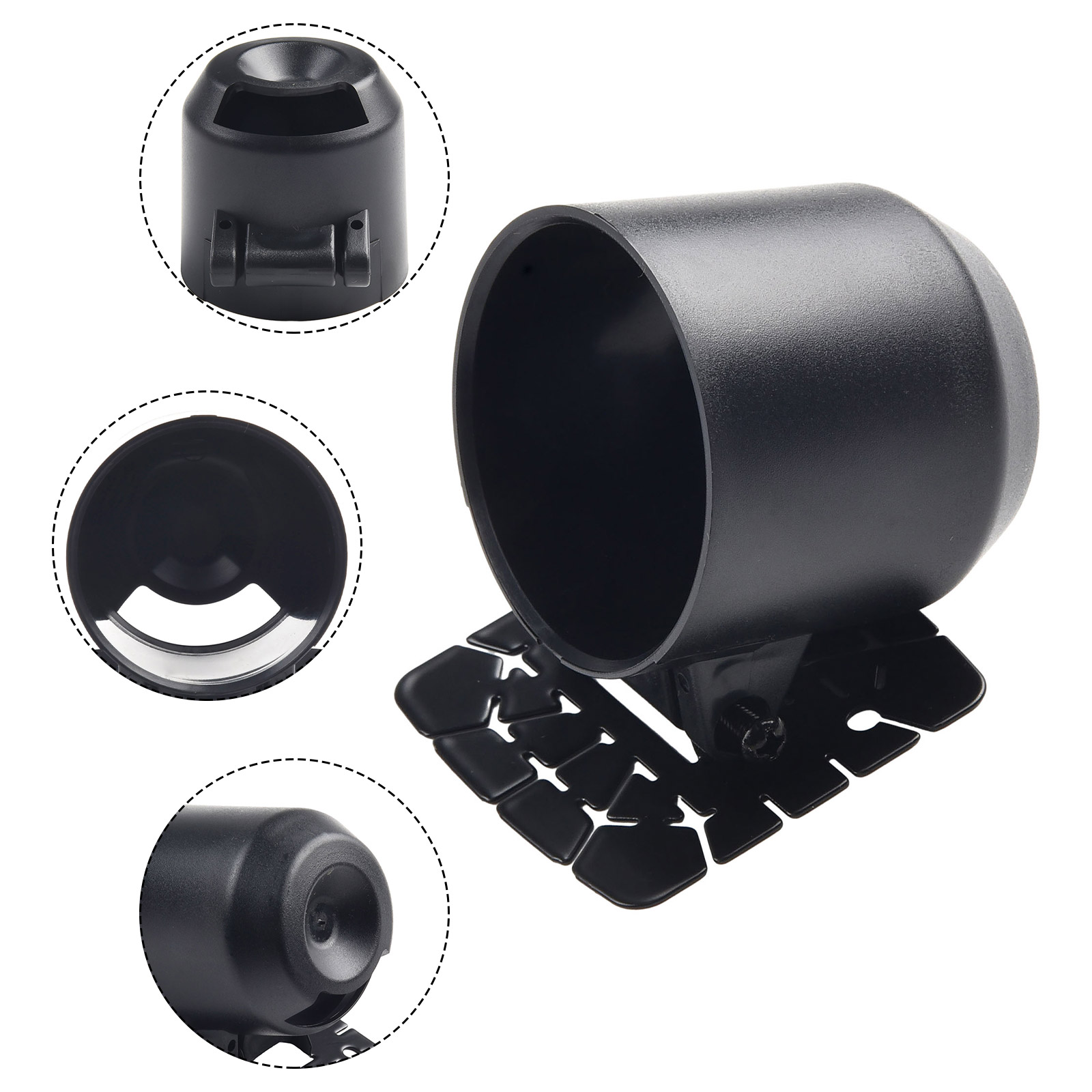 Suporte de calibre único para carro, para universl, caminhão, van, 45mm de profundidade, 52mm, copo, suporte de montagem de carro, 2 polegadas, plástico, suporte de montagem de painel