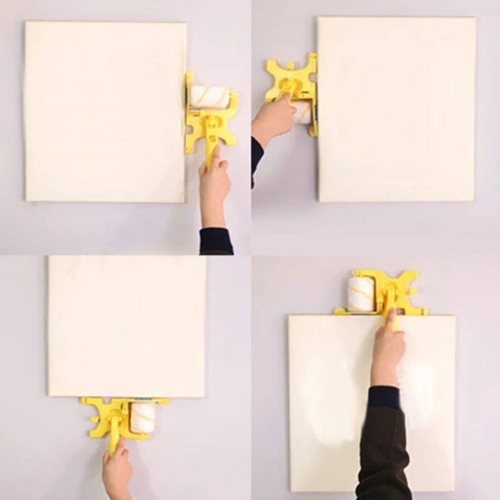 Rolo de pintura com estampa, ferramenta de poliuretano para proteção ambiental, carimbo de pintura, cilindro decorativo, pedra imitada para parede